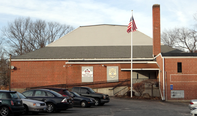The Bristol Polish American Citizens Club's home as seen from Route 6.
